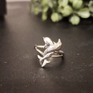 Silver Dolphin Ring